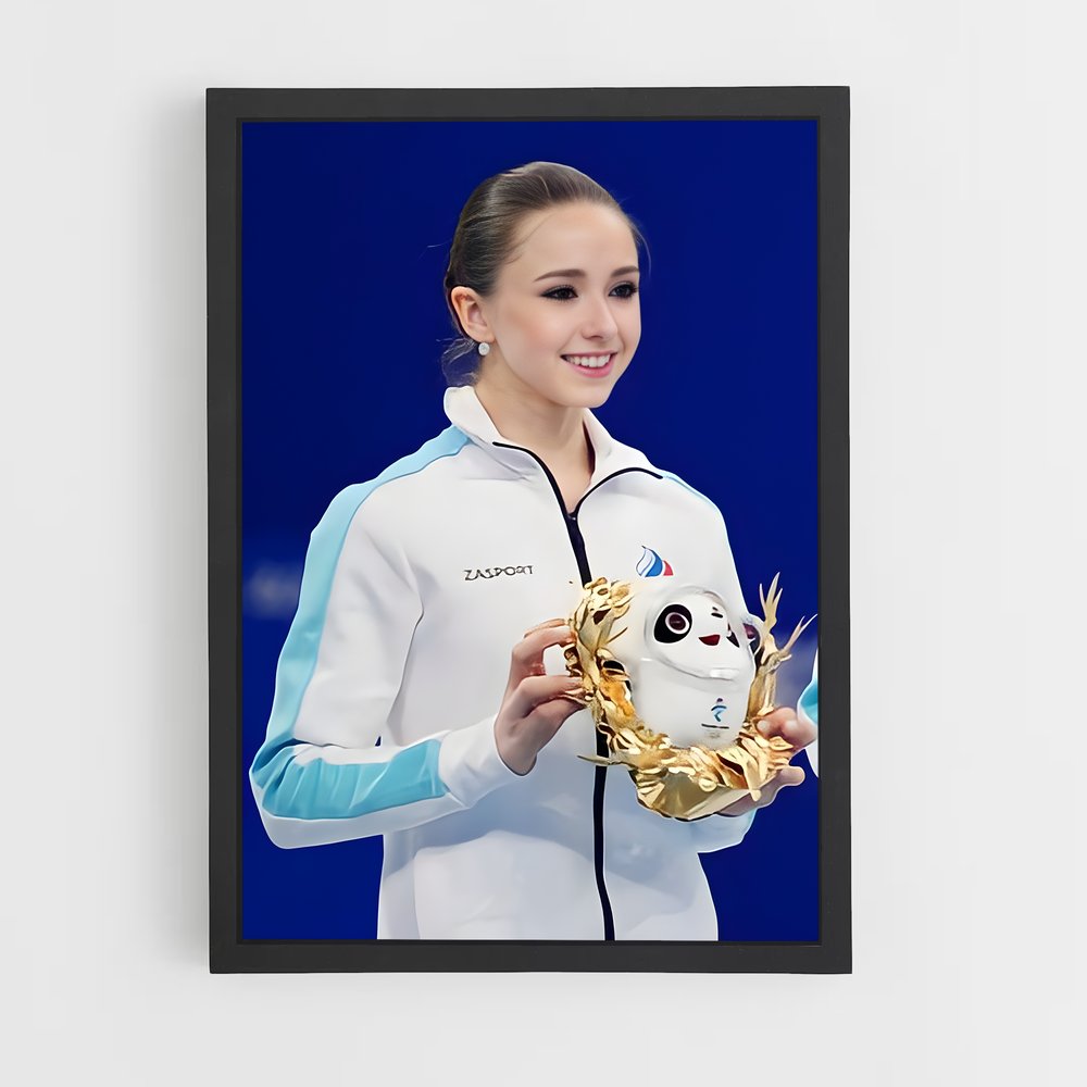 Poster Medaille d'Or Kamila – affiche Patinage artistique (vue 2)